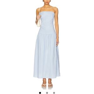 SNDYS Stella dress in cornflower